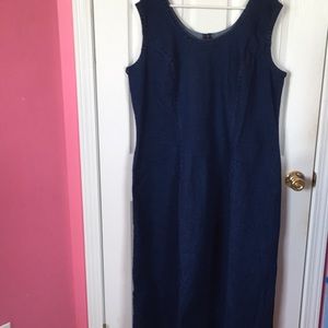 jessica london denim maxi dress